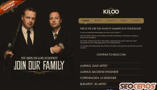 kiloo.com desktop preview