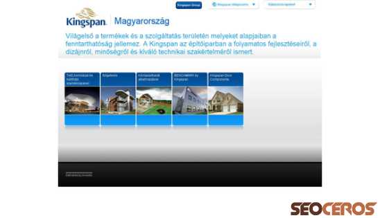kingspan.hu desktop előnézeti kép