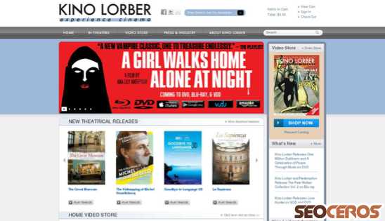 kinolorber.com desktop náhľad obrázku