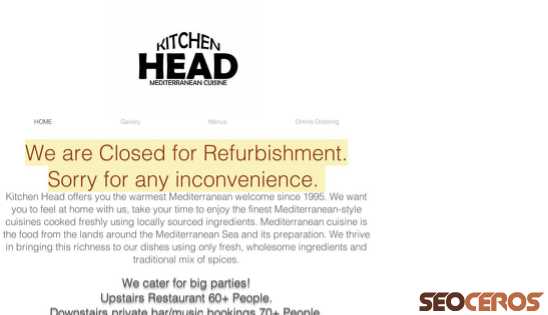 kitchenhead.com desktop preview