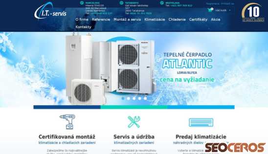 klimaservisit.sk desktop előnézeti kép