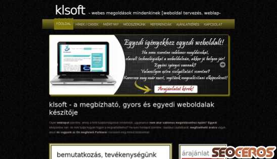 klsoft.hu desktop előnézeti kép