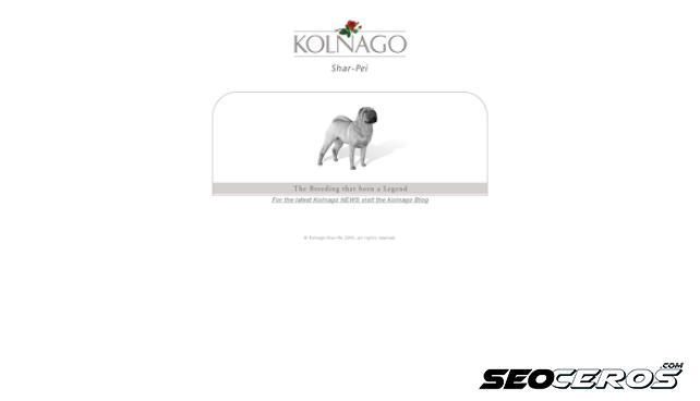 kolnagosharpei.co.uk desktop náhled obrázku