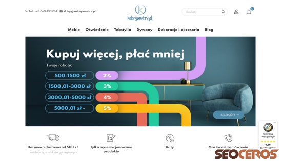 kolorywnetrz.pl desktop előnézeti kép