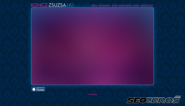 konczzsuzsa.hu desktop előnézeti kép