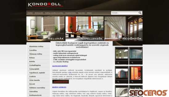 kondoroll.hu desktop Vista previa