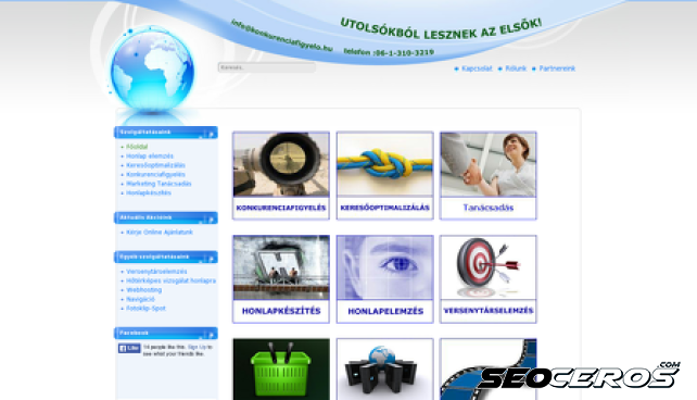 konkurenciafigyelo.hu desktop náhled obrázku