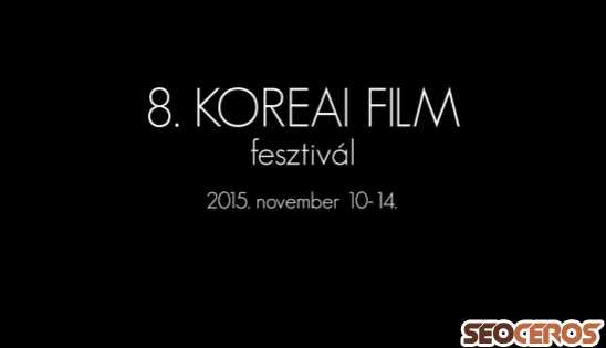 koreaifilm.hu desktop náhľad obrázku