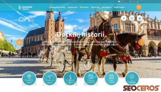 krakow.travel desktop prikaz slike
