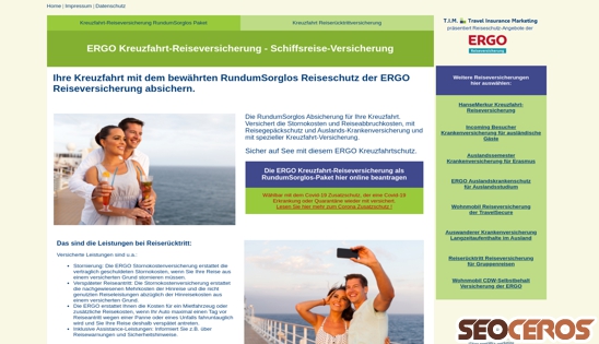 kreuzfahrt-reiseschutz.de desktop náhľad obrázku