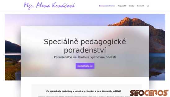 krnacovaporadenstvi.cz desktop előnézeti kép