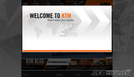 ktm.com desktop Vorschau
