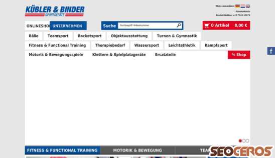 kuebler-binder.at desktop náhled obrázku