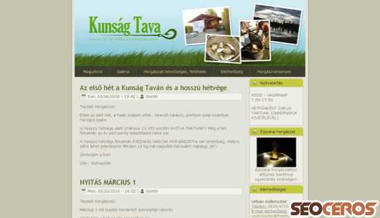 kunsagtava.hu desktop náhľad obrázku