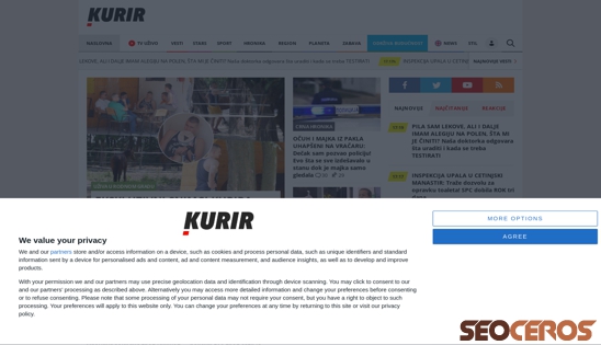 kurir.rs desktop prikaz slike