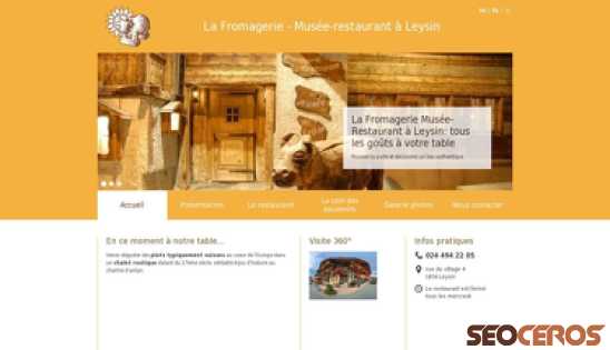 lafromagerie-leysin.ch desktop náhľad obrázku