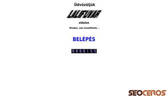 lalifuvar.hu desktop előnézeti kép