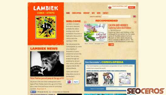 lambiek.net desktop obraz podglądowy
