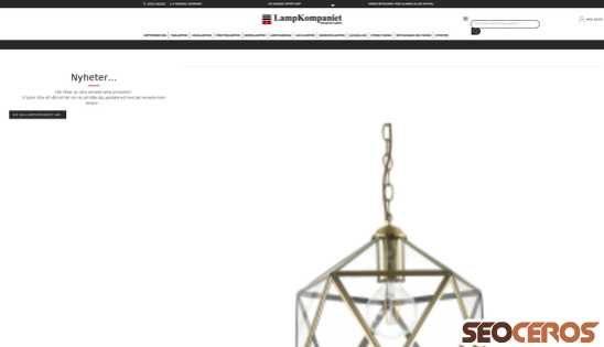 lampkompaniet.se desktop előnézeti kép