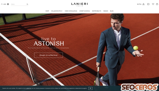 lanieri.it desktop előnézeti kép