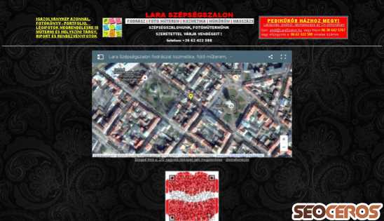 laraszalon.hu desktop náhľad obrázku