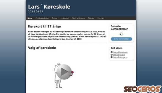 lars-koreskole.dk desktop előnézeti kép