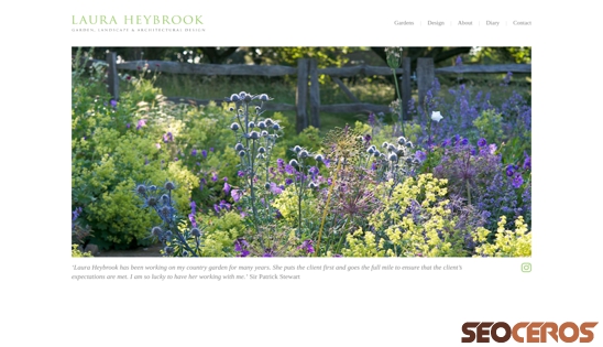 lauraheybrook.com desktop előnézeti kép