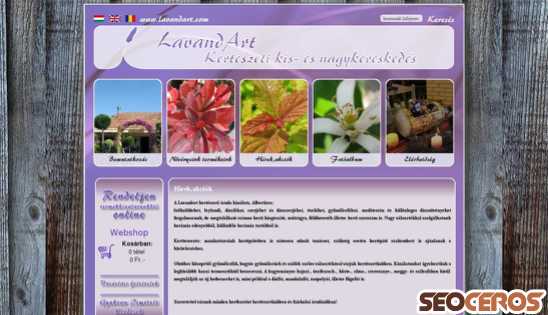 lavandart.hu desktop előnézeti kép