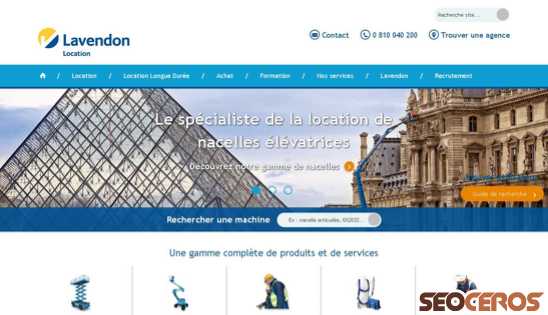 lavendon.fr desktop náhled obrázku