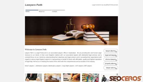 lawyerspath.org desktop náhled obrázku