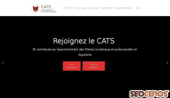 le-cats.fr desktop förhandsvisning