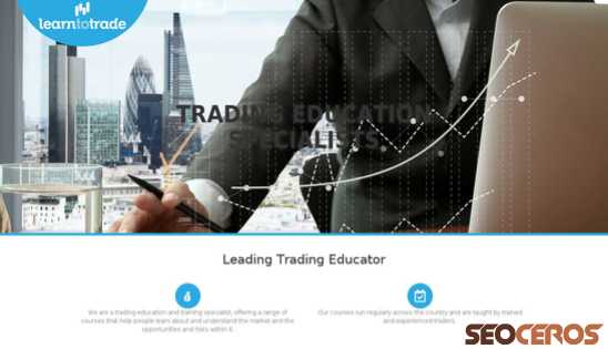 learn-to-trade.co.uk desktop Vista previa