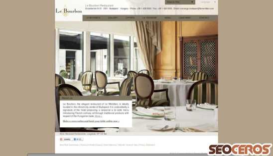 lebourbonrestaurant.com desktop náhľad obrázku