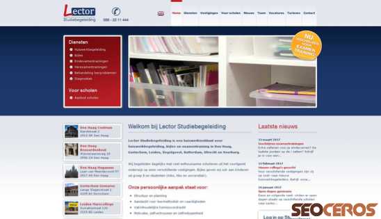 lectorstudiebegeleiding.nl desktop vista previa