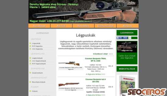 legpuska.com desktop previzualizare