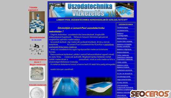 lemant-pool.hu desktop Vista previa