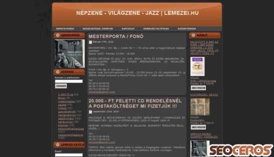 lemezei.hu desktop náhľad obrázku