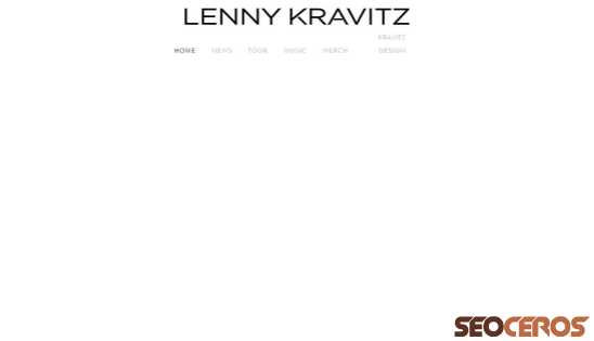 lennykravitz.com desktop preview