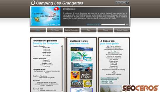 les-grangettes.ch desktop náhled obrázku