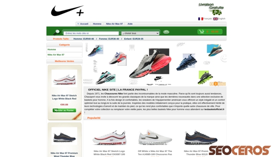 lesbasketofficiel.fr desktop náhled obrázku