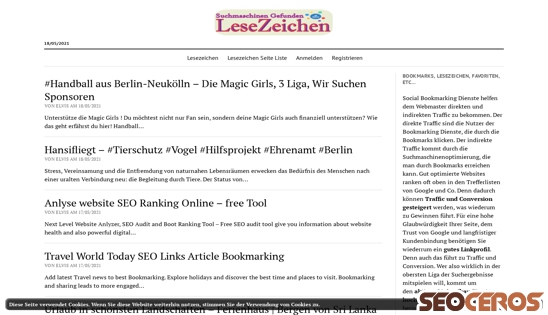 lesezeichen-bookmarking.de desktop प्रीव्यू 