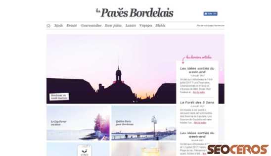 lespavesbordelais.fr desktop előnézeti kép