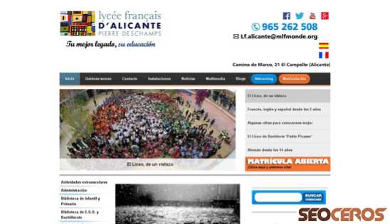 lfalicante.org desktop előnézeti kép