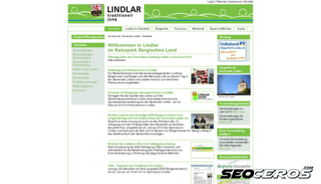 lindlar.de desktop előnézeti kép