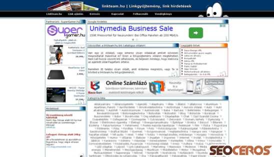 linkteam.hu desktop előnézeti kép