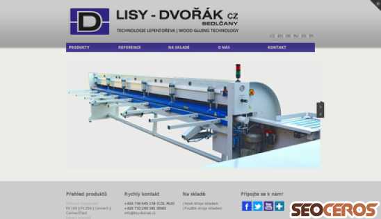 lisy-dvorak.cz desktop preview