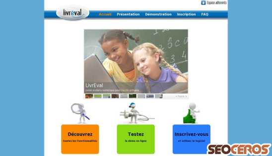 livreval.fr desktop anteprima