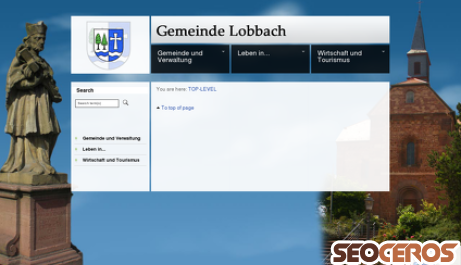 lobbach.de desktop előnézeti kép