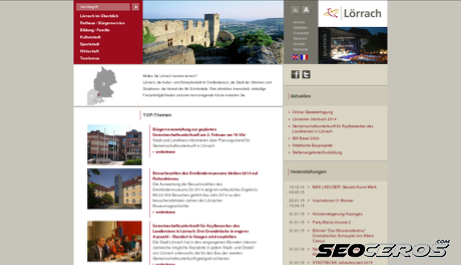 loerrach.de desktop előnézeti kép