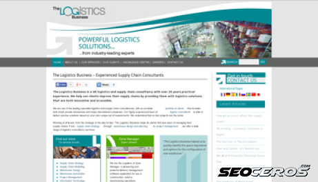 logistics.co.uk desktop preview